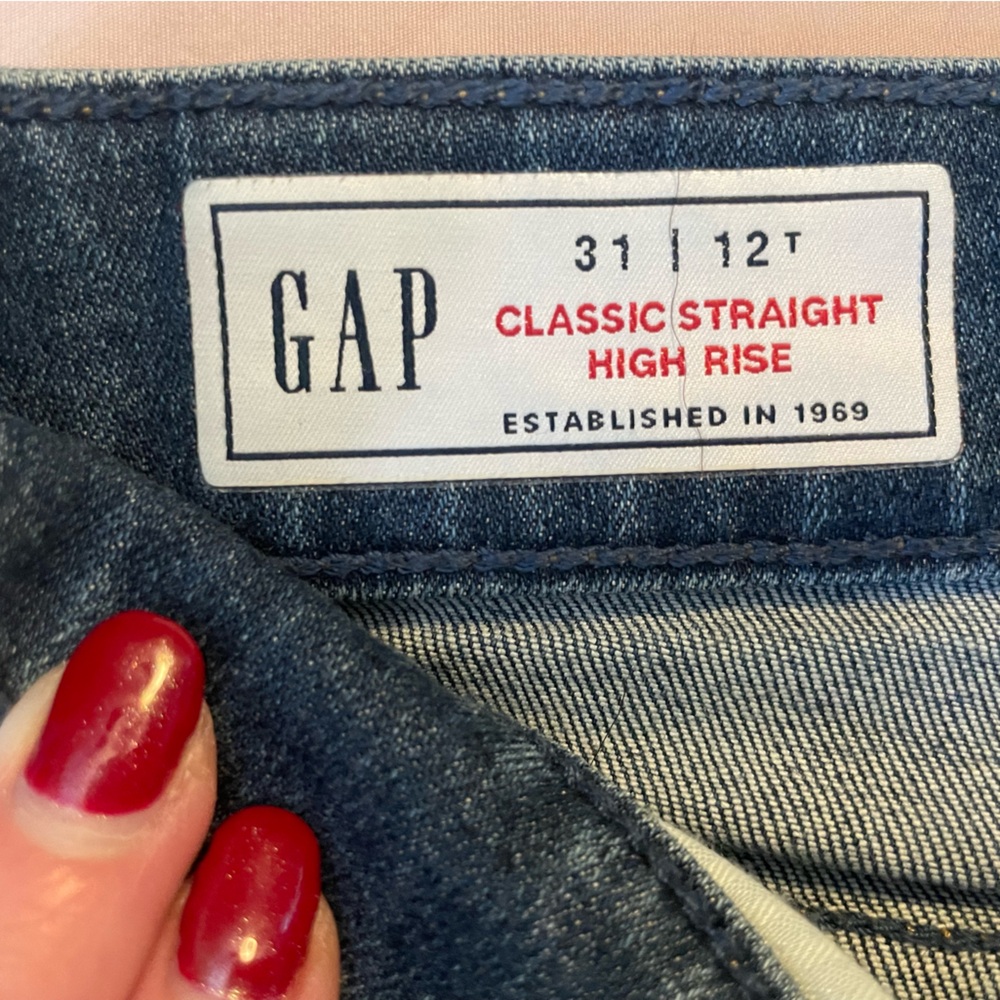GAP Women's High Rise Jeans - Classic Indigo
